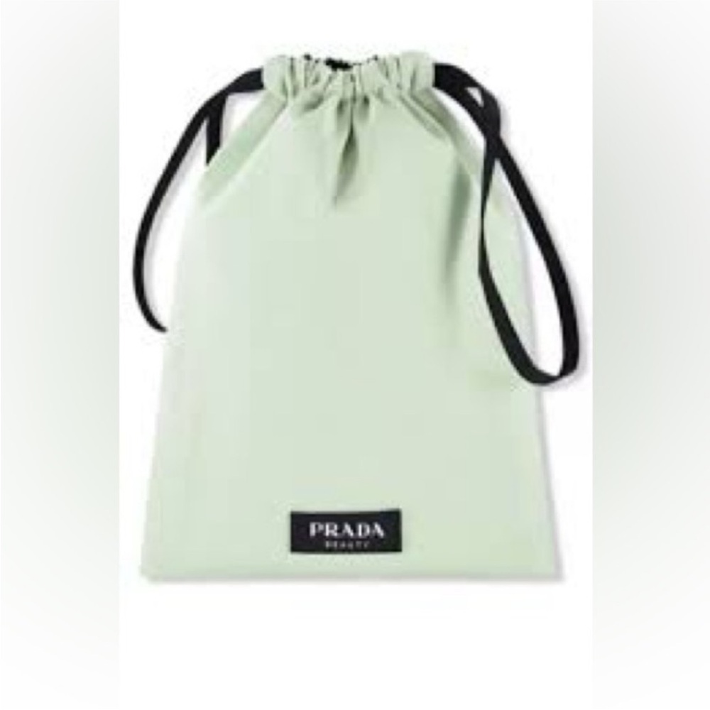 Prada Green and Black Cosmetic Bag Luxurious Style